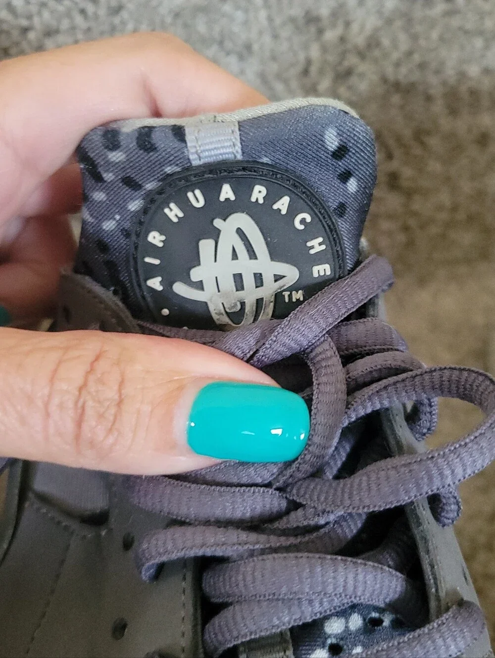 Nike Air Huarache Run Print Womens Sneakers Size 6.5